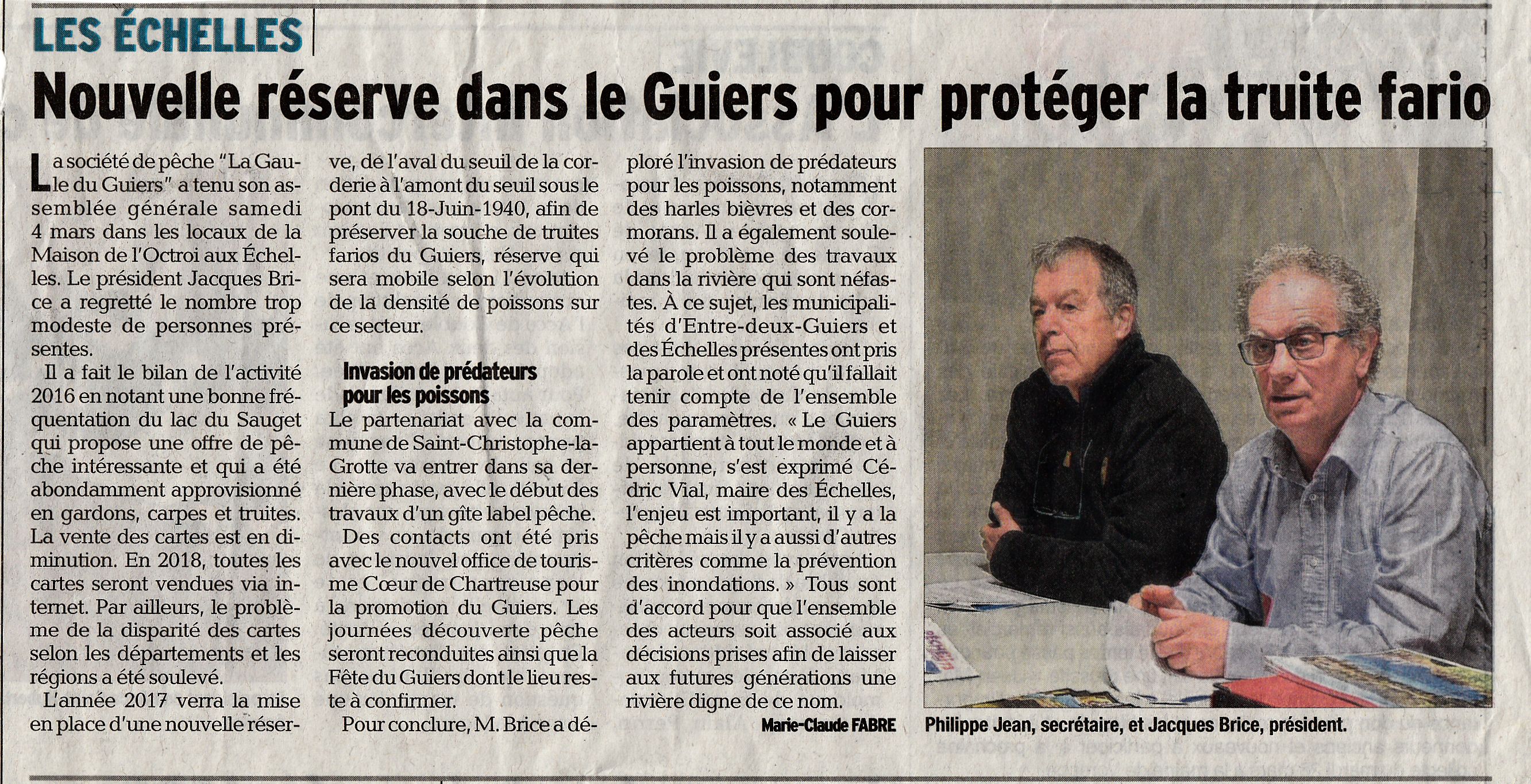 Assemblée générale 2017